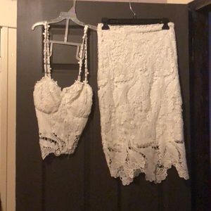 2 piece lace set